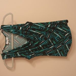 Small Calvin Klein Sleeveless Top Retro Pattern